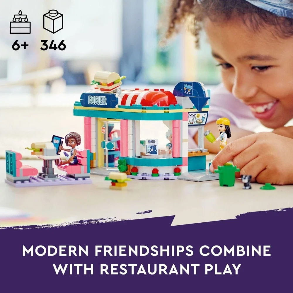 LEGO Friends Heartlake‎ Downtown Diner 41728 Restaurant Building Set New Sealed
